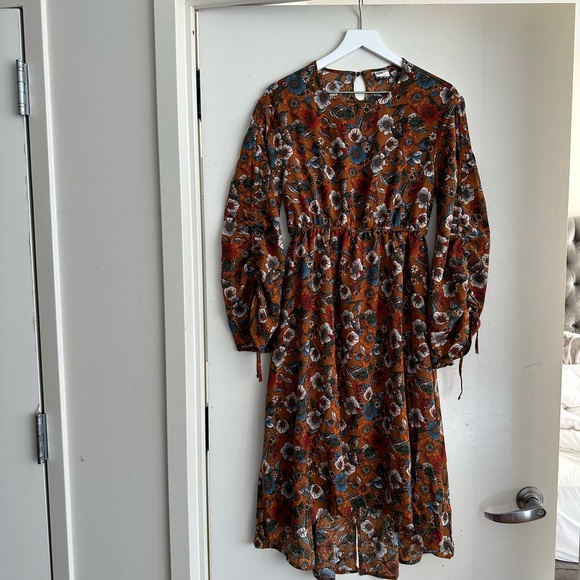 Hey Chaos Floral Midi Dress - Picture 2 of 5